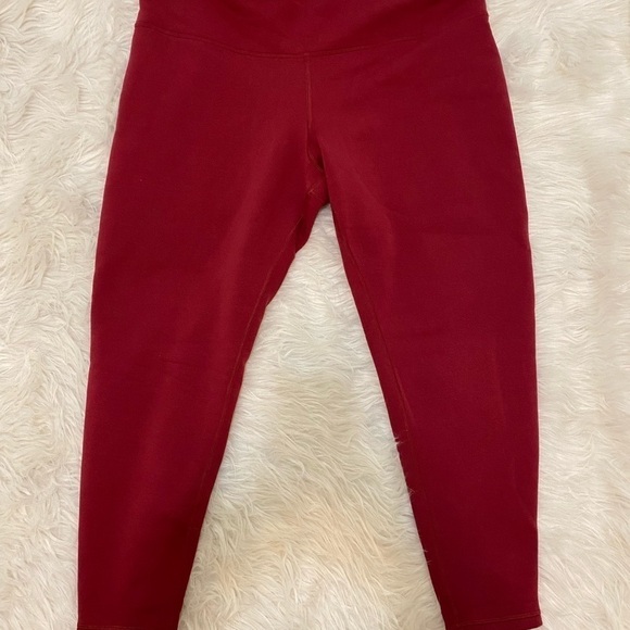 ATHLETA Womens Altitude Pant in Polartec Power Stretch Leggings Thermal Red‎ 2X - Picture 2 of 9